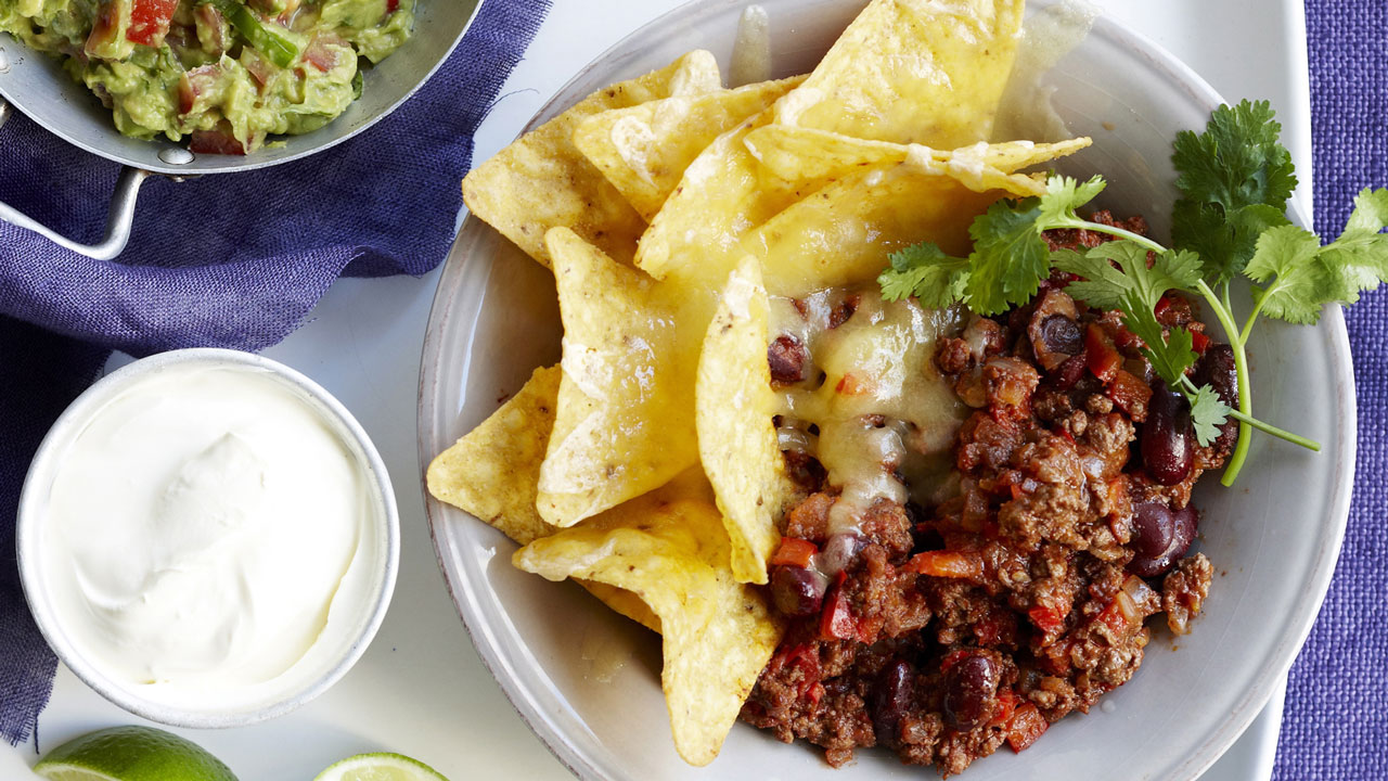 nachos de carne; salsa congo; nachos picantes; nachos mexicanos de carne; nachos mexicanos; recetas mexicanas