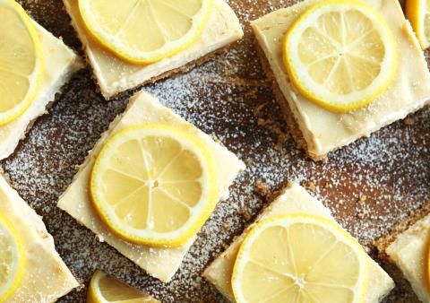 postres, limón, queso crema